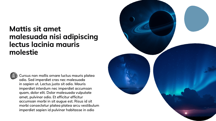 Flat Bubble Blue Professional slide 5